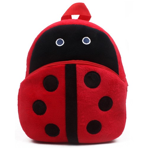 ET 820 Cute Cartoon Kids Backpack Ladybird